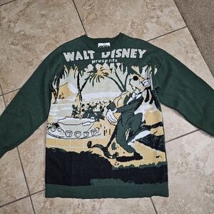 Vintage Disney Green Knit Sweater Pullover  How to Dance